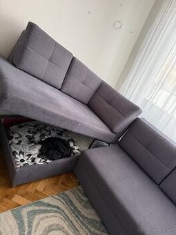 Rohová sedačka na KAŽDODENNÉ SPANIE + úložný priestor