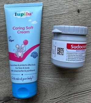 NOVÉ detské krémy - sudocrem a lupilu