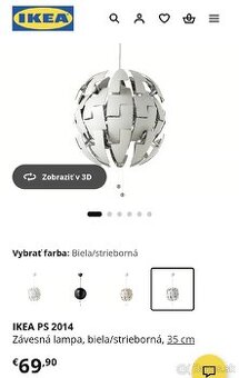 Závesná lampa IKEA PS 2014