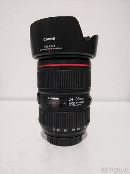 Canon EF 24-105mm f/4L IS II USM + slnečná clona EW-83M