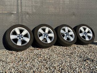 Alu sada orginál na VW 5x112 7J ET40 215/55 R17 + letné pneu