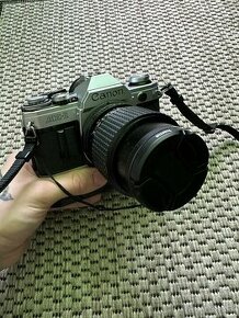 Slr Canon AE-1+objektív Tokina 35-70mm 1:3,5-4,8+Motorwinder - 1