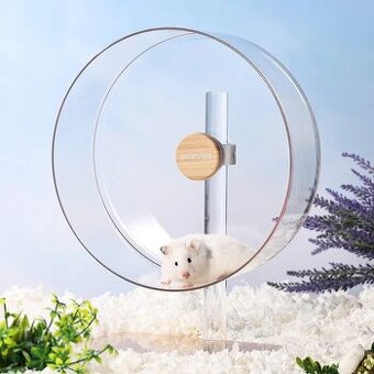 BUCATSTATE Super Silent Acrylic Hamster Wheel 32 cm
