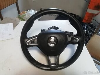 3 ramenný volantovy set octavia 3 kožený multifunkcny