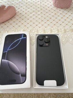 iPhone 16pro 1t black titanium