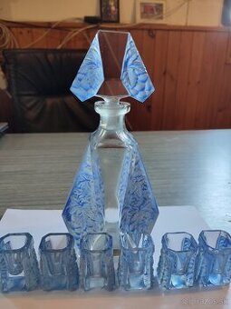 Starožitná karafa-komplet 130,-eur
