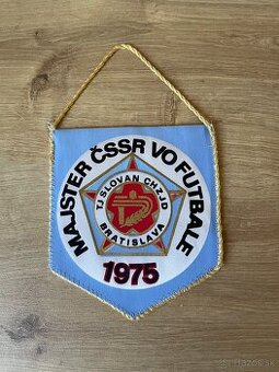 Vlajka Slovan 1975 "Majster ČSSR vo futbale"