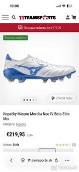Kopačky Mizuno Morelia Neo IV Beta Elite Mix