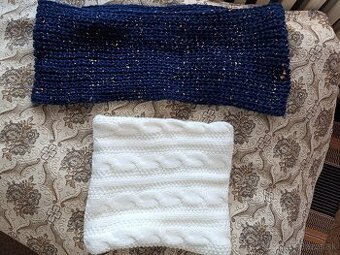 tunelovy pletený šál novy