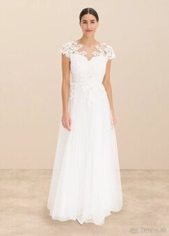 Svadobné šaty veľkosť L