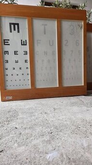 Predaj vintage svietiaci optotyp