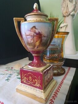 Starožitná porcelánová amfora Alt Wien