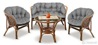 Ratanová sedacia súprava na terasu či balkón