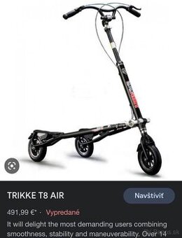 Trikke T8 trojkolesová kolobežka