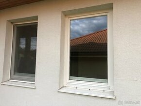 Euro okná 2 ks/ 90x140 + rám,parapety, žalúzie - 1