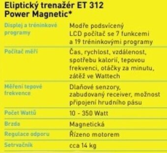 Elipticky trenazer