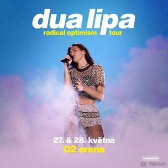 predam listky na koncert DUA LIPA Praha 28.5.2025 + katering