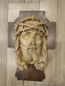 Drevená plastika Ježiš Kristus