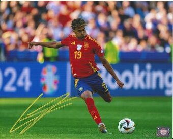 Lamine Yamal - foto s podpisem + COA