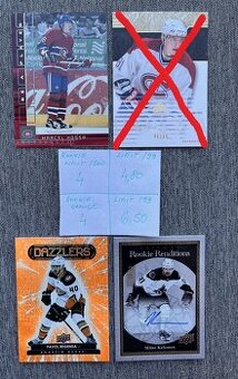 Hokejové kartičky - PREDÁM Slovákov v NHL.