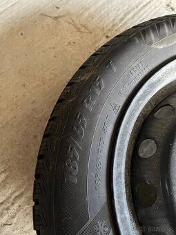 Rezervované - 185/65 R15 zimné s diskami - 1
