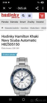 Predám Hamilton Khaki automatic.