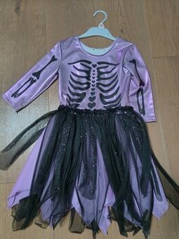 karnevalové šaty dievčenské , veľkosť  odhadom  5-6 rokov
