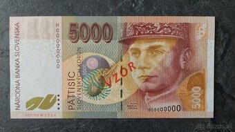 5000 Sk 1999 H - anulát, stav N (UNC)