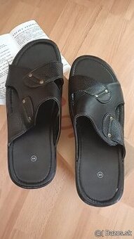 Panske slapky umela koza vel.44