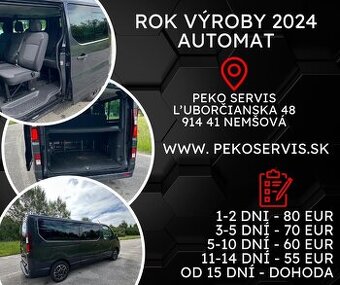 prenájom 8- miestne vozidlo