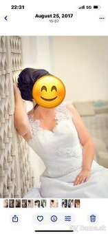 Predam krasne biele svadobne saty velkost 40