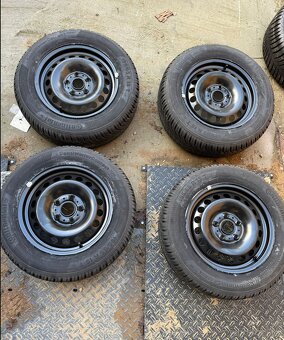 195 65 15 zimne pneu + disky 5x112 nove CONTINENTAL