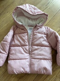 Rúžová zimná bunda