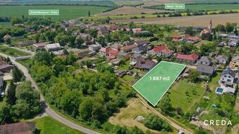 CREDA | predaj pozemok pre rodinný dom, Neverice, Školská ul