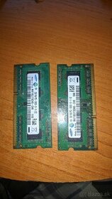 pamate do notebooku 2 x 2GB DDR3