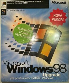 PC Windows 98 v original obale 25r. - 1