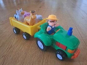Traktor so zvieratkami a zvukovymi efektami