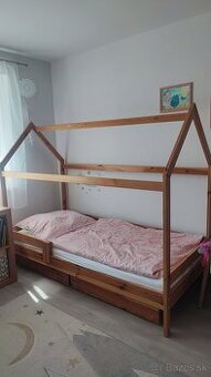 Domčeková posteľ 2x