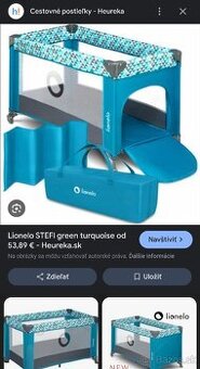 Úplne nová cestovná postieľka pre deti