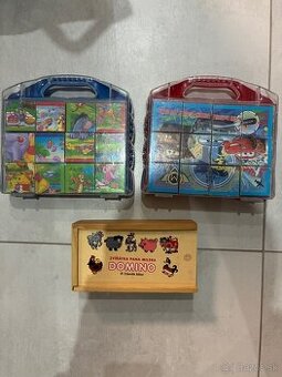 Puzzle kocky Macko Pu a Auticka