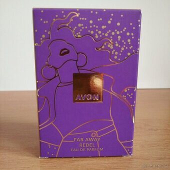 AVON DÁMSKY TOALETNÝ PARFUM FAR AWAY REBEL AVON