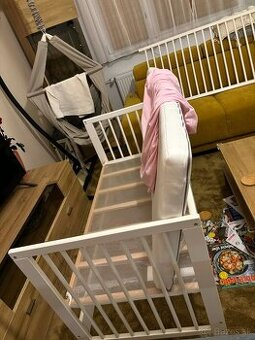 Detska postielka IKEA Guliver + matrac