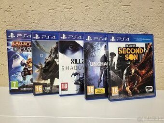 Predám hry na PS4