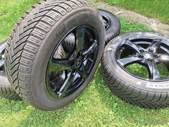 16" ALU 5x100 (Toyota) + zimné 205/55 r16 Michelin