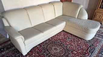 Kožená rohová sedačka, 5249