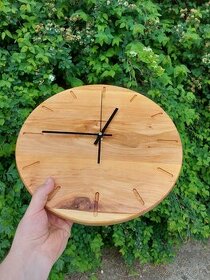 Jelšové drevené hodiny - 1