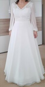 Svadobné šaty, biele šaty
