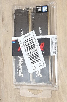 Kingston FURY 64GB KIT DDR5 6000MHz CL40 Beast XMP, záruka