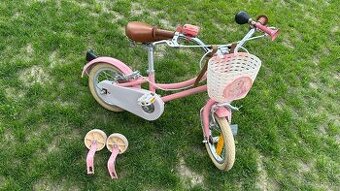 Bobbin detsky bicykel s pomocnymi kolieskami