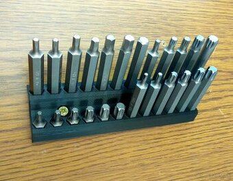 Nástenný držiak pre organizáciu bitov 3/8" (10 mm)